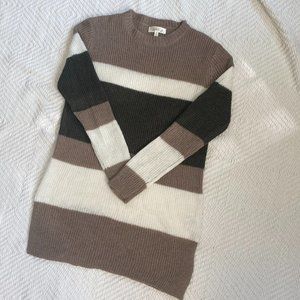 Reborn J Striped Lightweight Sweater, Medium